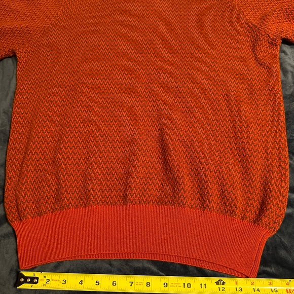 Kiton Sweater 100% Cashmere. Size Italian 52. Burgundy and Brownish Black. - Picture 8 of 16